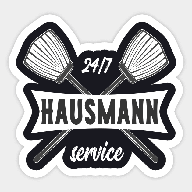 Vintage Stil lustiges Hausmann Shirt Sticker by Foxxy Merch